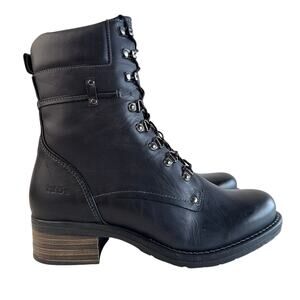 Taos Boots Dreamer High Ankle Shaft Womens 11 EU42 Black Leather Side Zip